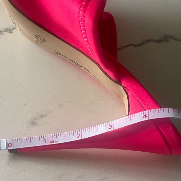 Anne Michelle Pink Stretch Point Toe Heel Sandals Sz 10 - Picture 2 of 15